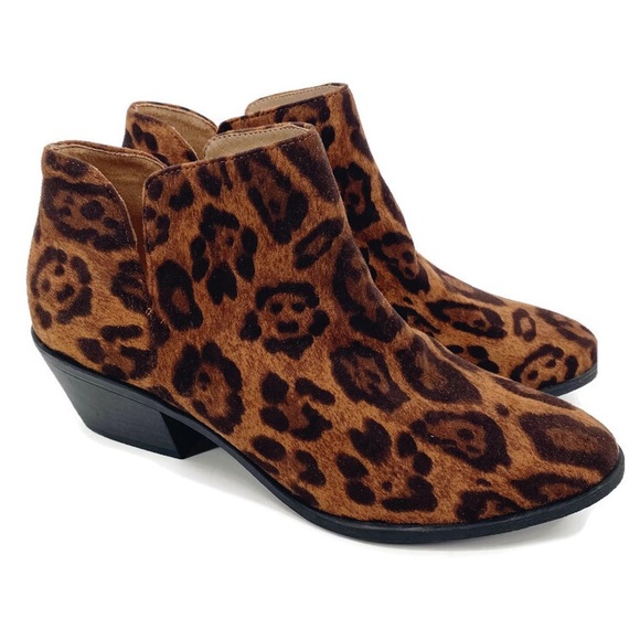 Life Stride Payton 2 Leopard Low Booties Size 9 - Picture 1 of 8